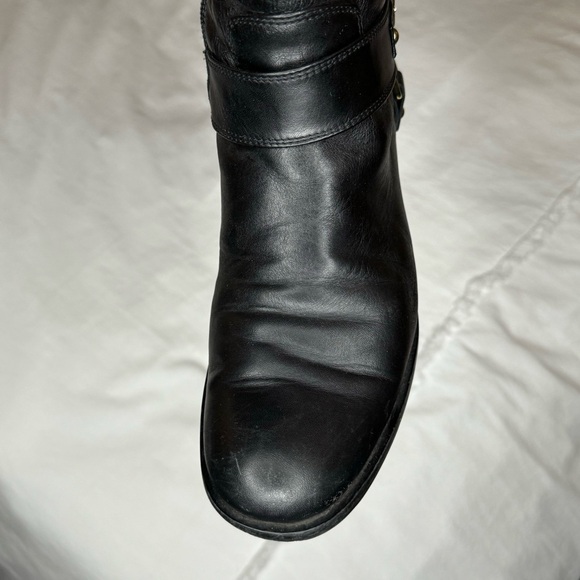 Browns Couture black leather boots gold hardware size 8.5 excellent condtion - Picture 6 of 15
